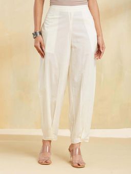 Fabindia - White Cotton Salwar