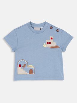Chicco - Boys Blue Round Neck T-Shirt