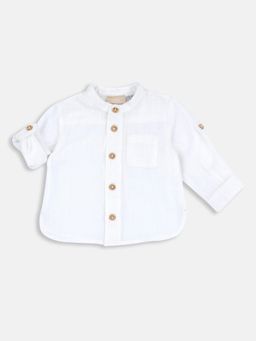Chicco - Boys White Solid Shirt