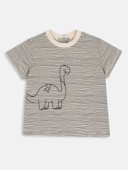Chicco - Boys Beige Stripe T-Shirt