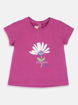 Chicco - Girls Printed Cotton T-Shirt
