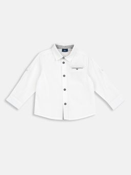 Chicco - Boys White Solid Shirt