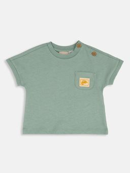 Chicco - Boys Light Green Solid T-Shirt