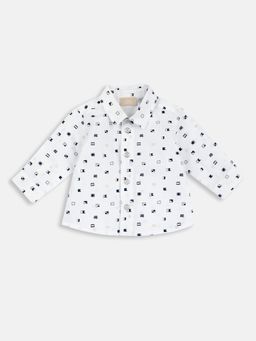 Chicco - Boys White Printed Shirt