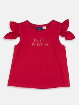 Chicco - Girls Red Embellished Top