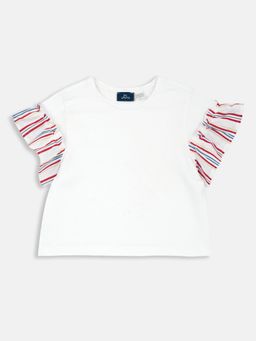 Chicco - Girls White Striped Top