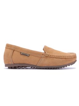 WOODLAND - Women's Camel Loafers