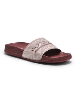 WOODLAND - Women's Maroon Sliders