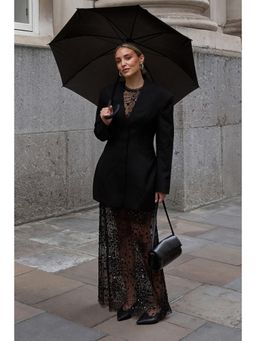 NA-KD - Black Tailored Sculpted Blazer Mini Dress