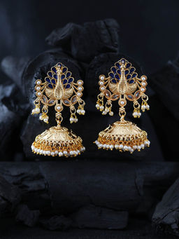 Priyaasi - Multi-Colour Brass Earrings