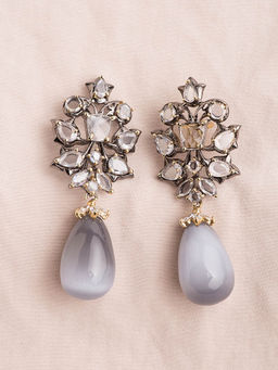 Biba - Grey Festive Earrings