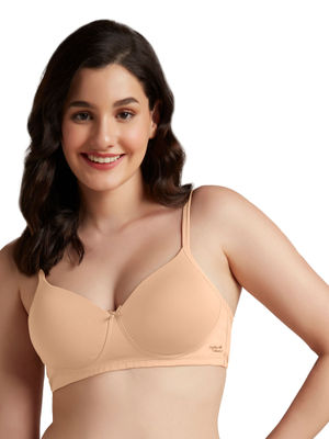 Buy Amante Nude Padded Non-Wired Simply Soft T-Shirt Bra Online