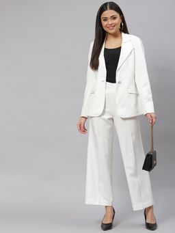 Powersutra - Stretch Pant Suit - White (Set of 2)