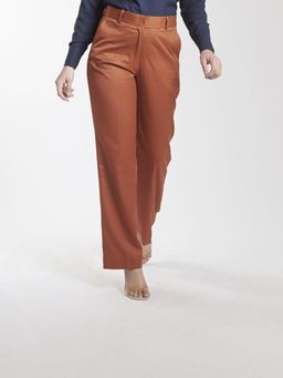 Powersutra - Regular Fit Trouser - Mahogany Rust