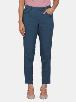 Powersutra - Toko Twill Formal Trousers For Women- Teal