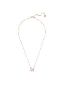 SWAROVSKI - Swan Necklace, Swan, Pink, Rose Gold-Tone Plated