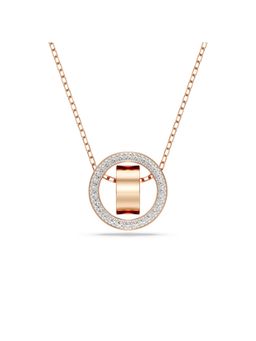 SWAROVSKI - Dextera Pendant, White, Rose Gold-Tone Plated