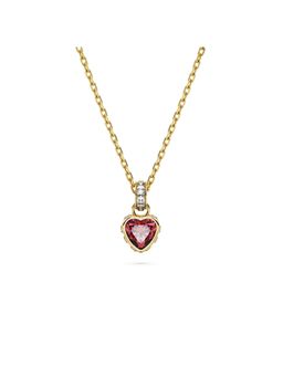 SWAROVSKI - Chroma Pendant, Heart, Red, Gold-Tone Plated