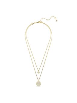 SWAROVSKI - Sublima Layered Pendant, White, Gold-Tone Plated