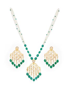 Sica Jewellery - Jhumar Necklace with Earrings (Set of 2)