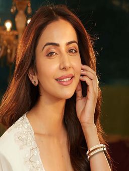 Accessher - Gold Plated White Pearl Beaded Bangle with Square Studded Stone (Pack of 4)