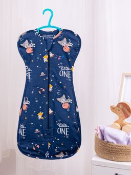 Haus & Kinder - Dreamsack Snug Swaddle for Baby to Sleep with Hands Up, Spacewalk (0-3 Months)