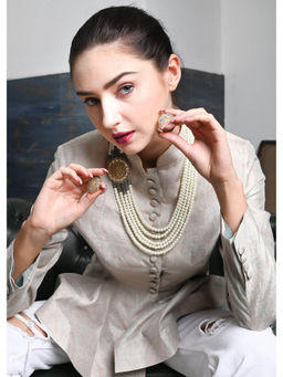 Odette - Multicolour Metal Necklace Set (Set of 2)