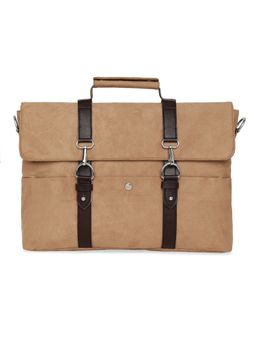 MBOSS - Faux Leather 15.6 Inch Laptop Messenger Bag