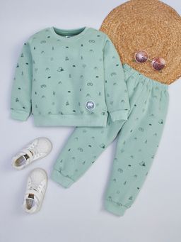 Hopscotch - 2-Piece All-Over Print Cotton Co-Ord Set