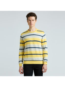 Pepe Jeans - Yellow Stripes Full Sleeve Sweater