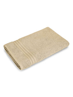 Layers - Be Bold 100% Cotton 450 GSM Cream Solid Bath Towel