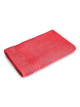 Layers - Be Bold 100% Cotton 450 GSM Pink Solid Bath Towel