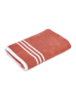 Layers - Tuscany 100% Cotton 380 GSM Rust Solid Bath Towel