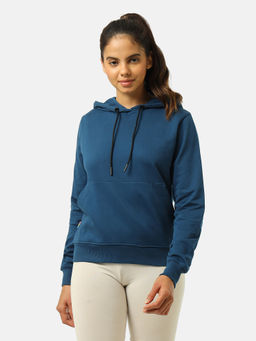 CULT - Womens Cotton Hooded Sweatshirt with Kangaroo Pocket