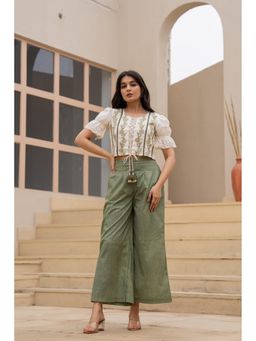 Juniper - Green Embroidered Co-Ord Set