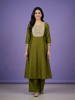 SPAN - Women Cool Matcha Kurta