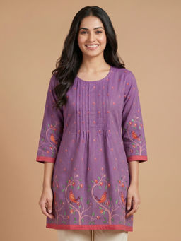 SPAN - Women Purple Kurta