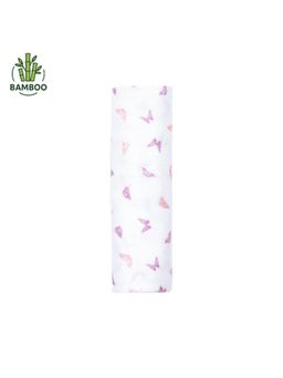Masilo - 100% Bamboo muslin Baby Soft Swaddle Blanket,Lightweight Pack of 1-Butterfly (0-12 Months)