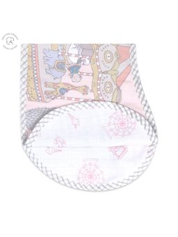 Masilo - Organic Cotton Muslin Feeding Burpcloths,super soft,Newborn Pack of 1-Carnival