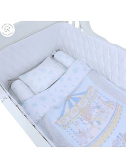 Masilo - Organic Cotton Bedding Set,Gift Set, Adorable characters Pack of 5-Carnival