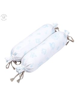Masilo - Organic Cotton Bolsters poly filler,handmade,snuggly Newborn Pack of 1-Blue