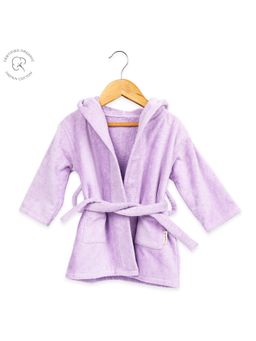Masilo - Soft towelling cotton,Cozy hooded Bathrobe Towel,Lightweight Pack of 1-Lilac