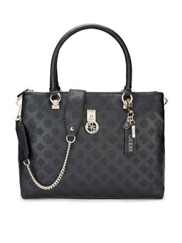 Guess - Black Printed Tote Bag