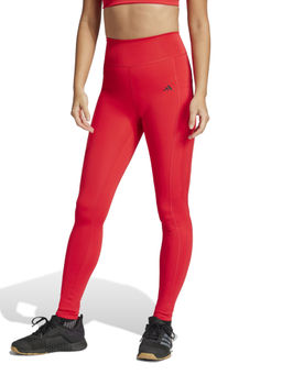 adidas - Opt St Hr 1/1 L Women Red Training Tights