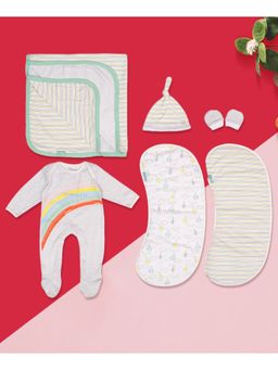 Mi Arcus - Cotton Printed Gift Set for Babies Multi-Color
