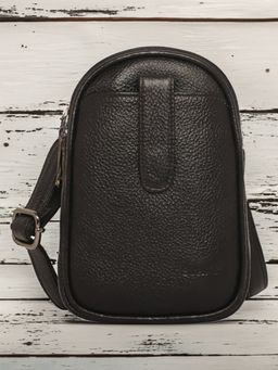 Stamp - Leather Black Color Handbag