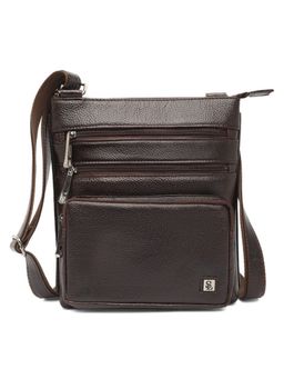 Stamp - Leather Brown Color Handbag