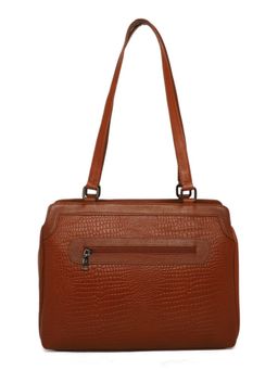 Stamp - Leather Tan Color Handbag