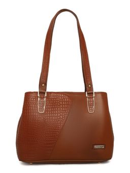 Stamp - Leather Tan Color Handbag