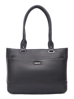 Stamp - Leather Black Color Handbag
